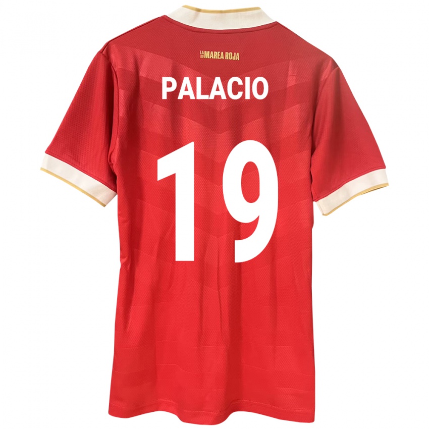 Kinder Panama Yarelis Palacio #19 Rot Heimtrikot Trikot 24-26 T-Shirt Österreich