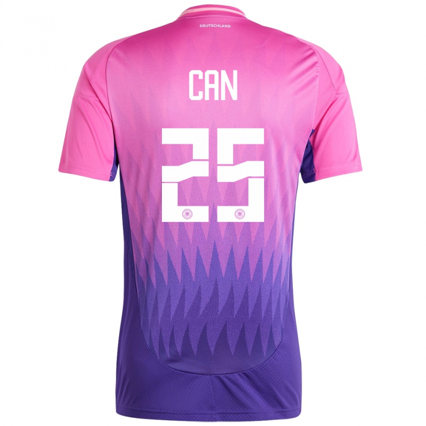 Kinder Deutschland Emre Can #25 Pink Lila Auswärtstrikot Trikot 24-26 T-Shirt Österreich