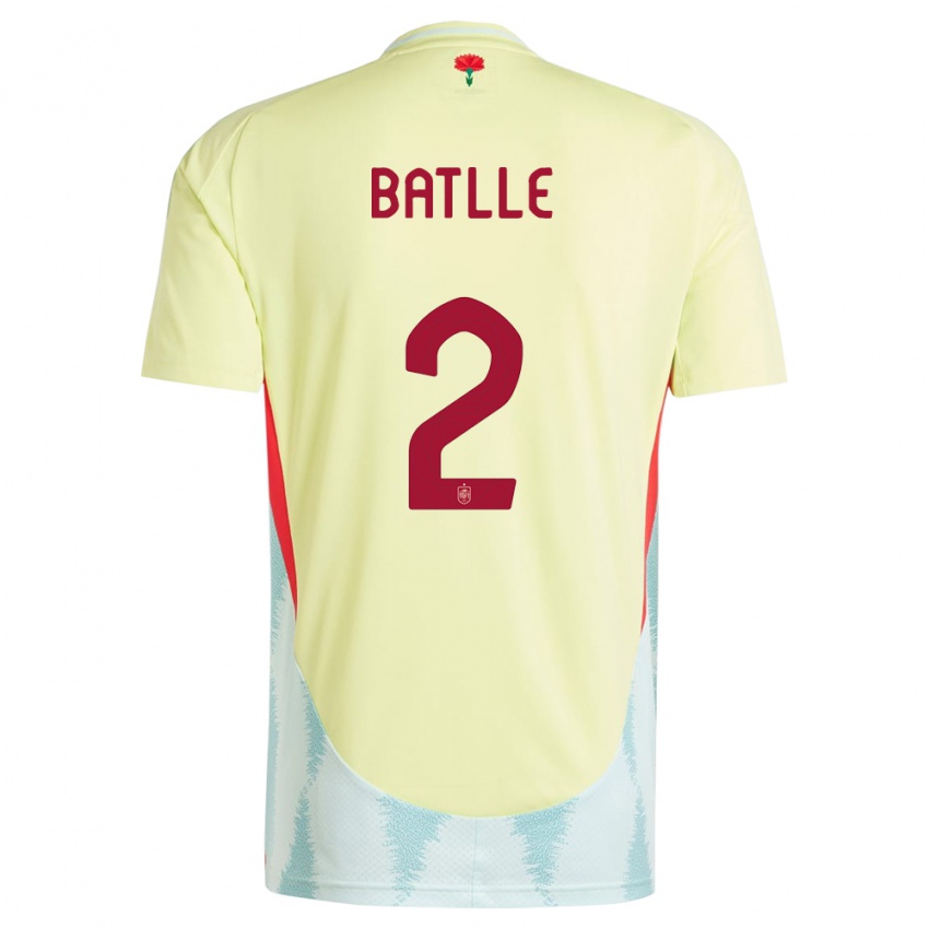 Kinder Spanien Ona Batlle #2 Gelb Auswärtstrikot Trikot 24-26 T-Shirt Österreich