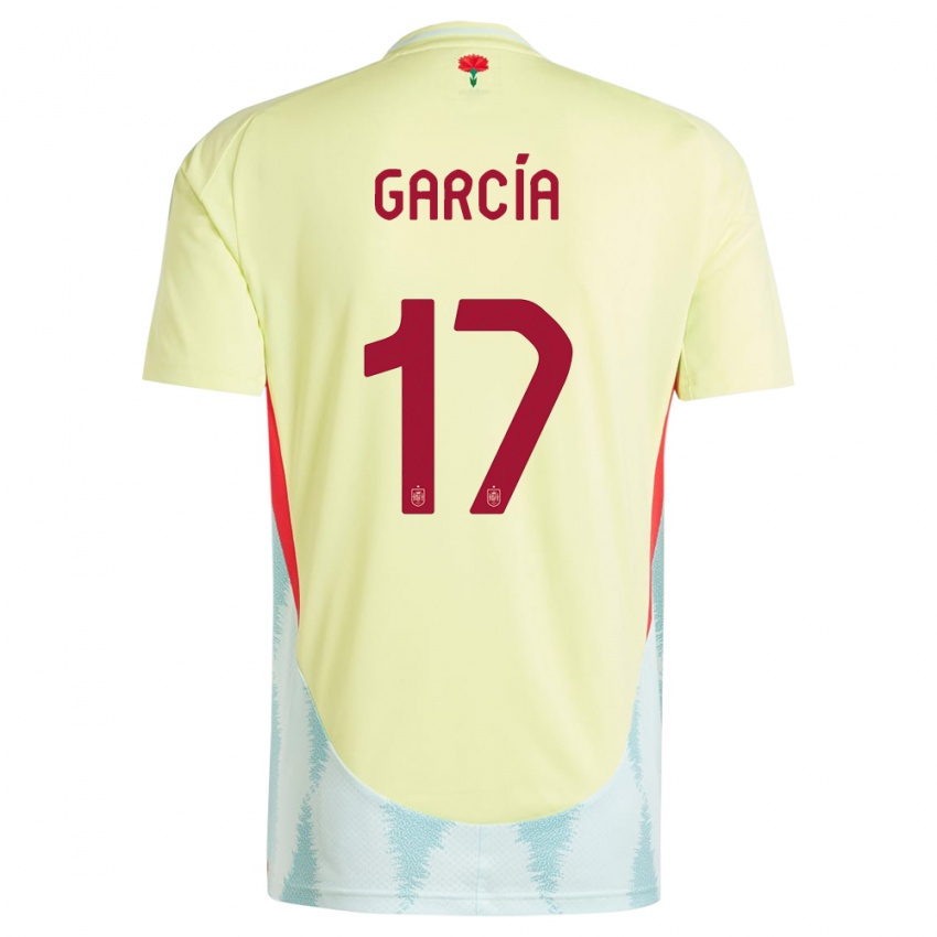 Kinder Spanien Lucia Garcia #17 Gelb Auswärtstrikot Trikot 24-26 T-Shirt Österreich