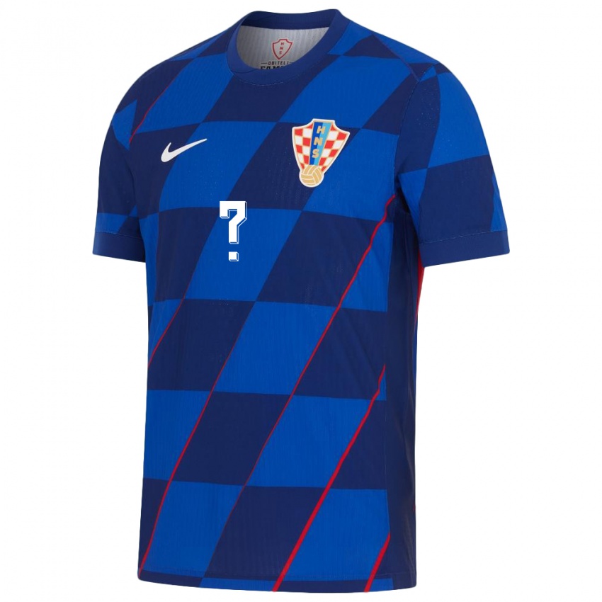 Kinder Kroatien Ihren Namen #0 Blau Auswärtstrikot Trikot 24-26 T-Shirt Österreich