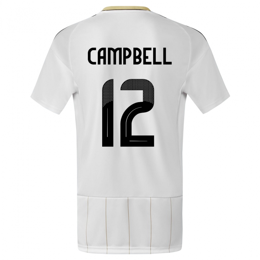 Kinder Costa Rica Joel Campbell #12 Weiß Auswärtstrikot Trikot 24-26 T-Shirt Österreich