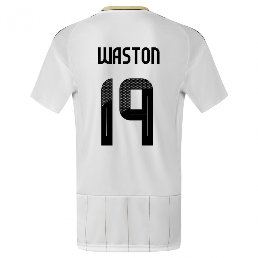 Kinder Costa Rica Kendall Waston #19 Weiß Auswärtstrikot Trikot 24-26 T-Shirt Österreich