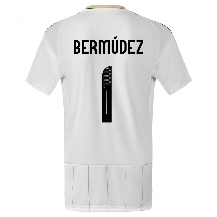 Kinder Costa Rica Noelia Bermudez #1 Weiß Auswärtstrikot Trikot 24-26 T-Shirt Österreich