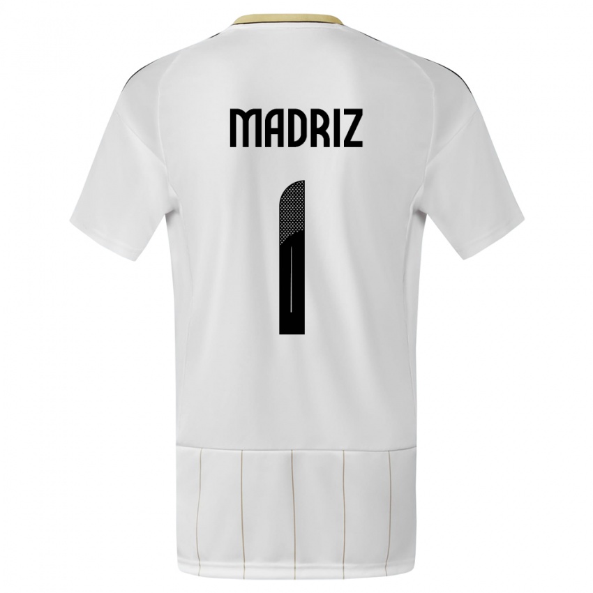 Kinder Costa Rica Abraham Madriz #1 Weiß Auswärtstrikot Trikot 24-26 T-Shirt Österreich