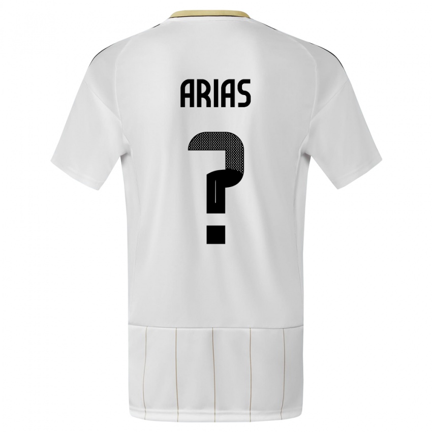 Kinder Costa Rica Jose Arias #0 Weiß Auswärtstrikot Trikot 24-26 T-Shirt Österreich