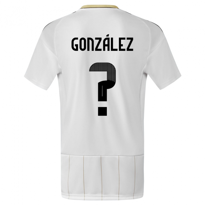 Kinder Costa Rica Ariel Gonzalez #0 Weiß Auswärtstrikot Trikot 24-26 T-Shirt Österreich