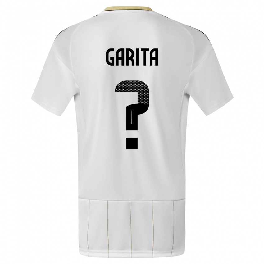 Kinder Costa Rica Emmanuel Garita #0 Weiß Auswärtstrikot Trikot 24-26 T-Shirt Österreich