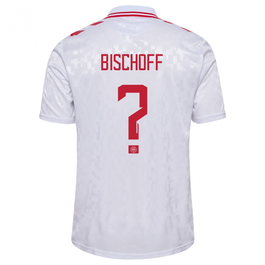 Kinder Dänemark Clement Bischoff #0 Weiß Auswärtstrikot Trikot 24-26 T-Shirt Österreich