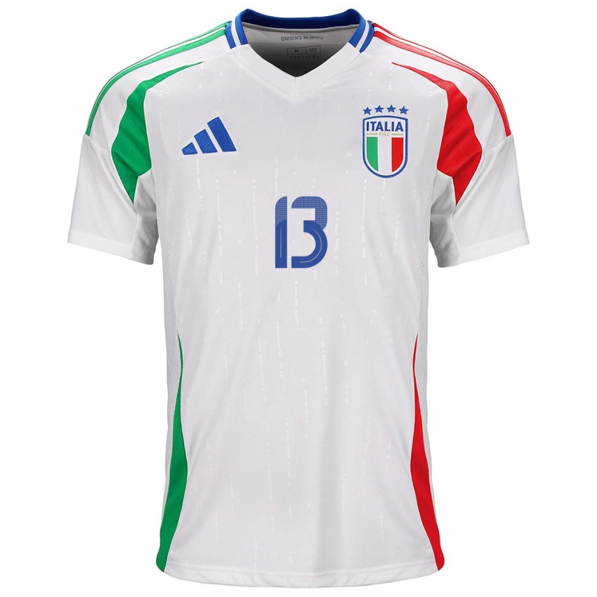 Kinder Italien Christian Corradi #13 Weiß Auswärtstrikot Trikot 24-26 T-Shirt Österreich