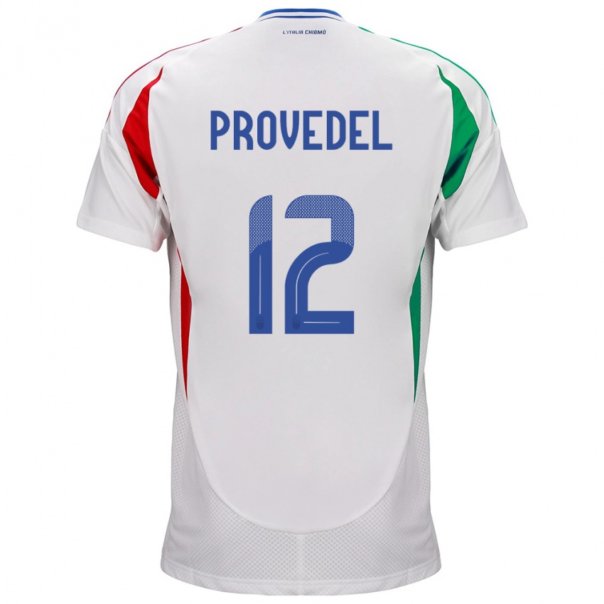 Kinder Italien Ivan Provedel #12 Weiß Auswärtstrikot Trikot 24-26 T-Shirt Österreich