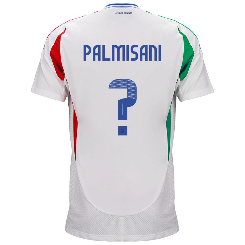 Kinder Italien Lorenzo Palmisani #0 Weiß Auswärtstrikot Trikot 24-26 T-Shirt Österreich