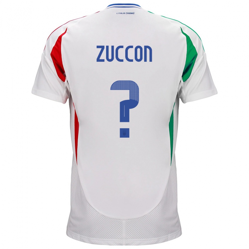 Kinder Italien Federico Zuccon #0 Weiß Auswärtstrikot Trikot 24-26 T-Shirt Österreich