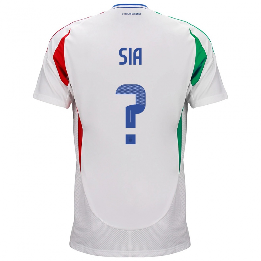 Kinder Italien Diego Sia #0 Weiß Auswärtstrikot Trikot 24-26 T-Shirt Österreich