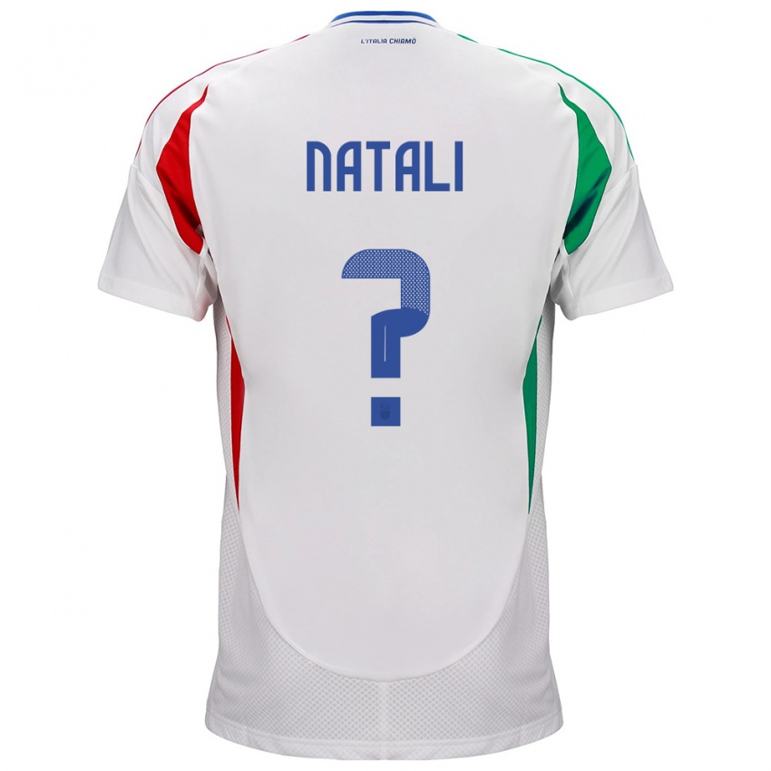 Kinder Italien Andrea Natali #0 Weiß Auswärtstrikot Trikot 24-26 T-Shirt Österreich