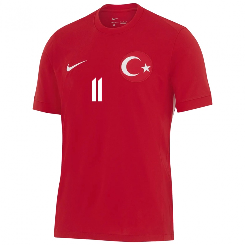 Kinder Türkei Emir Bars #11 Rot Auswärtstrikot Trikot 24-26 T-Shirt Österreich