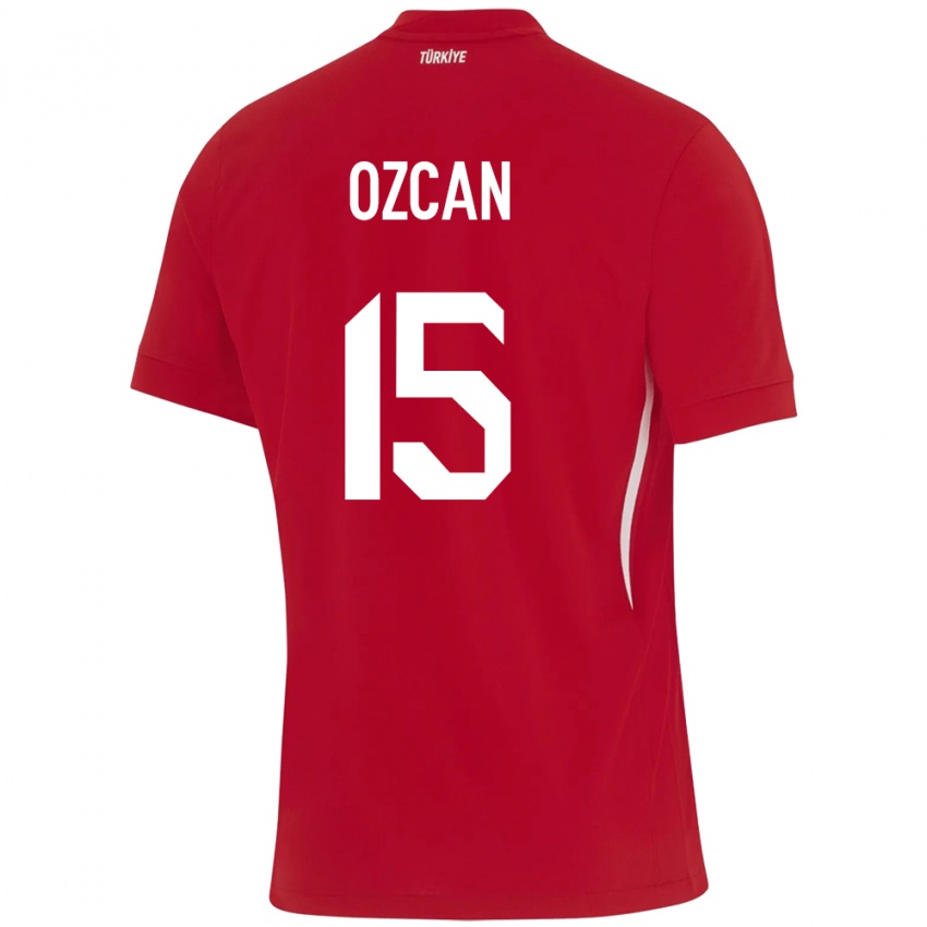 Kinder Türkei Salih Özcan #15 Rot Auswärtstrikot Trikot 24-26 T-Shirt Österreich