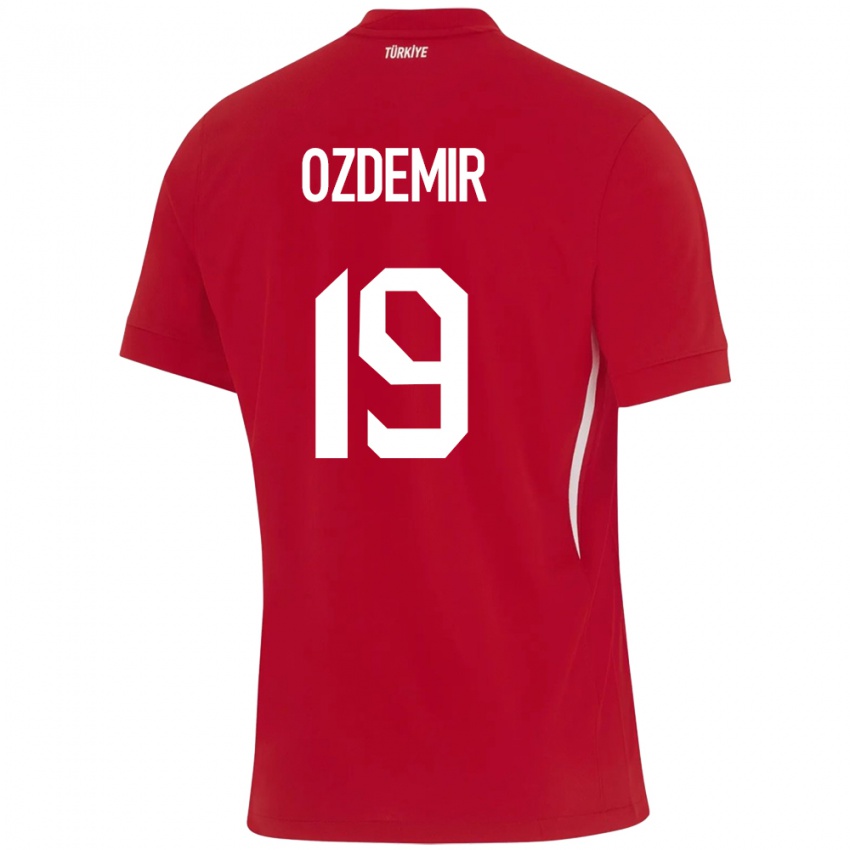 Kinder Türkei Halil Özdemir #19 Rot Auswärtstrikot Trikot 24-26 T-Shirt Österreich