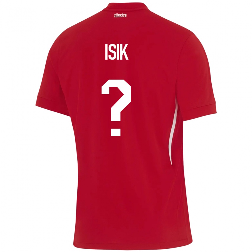 Kinder Türkei Emre Işık #0 Rot Auswärtstrikot Trikot 24-26 T-Shirt Österreich