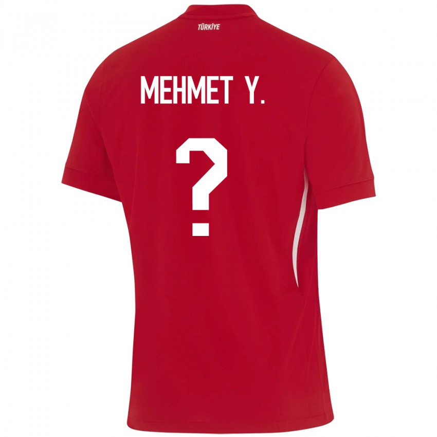 Kinder Türkei Mehmet Yildirim #0 Rot Auswärtstrikot Trikot 24-26 T-Shirt Österreich