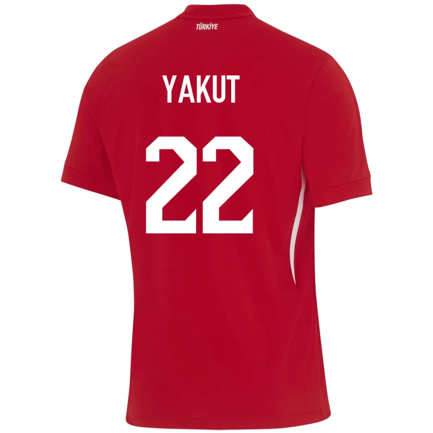 Kinder Türkei Narin Yakut #22 Rot Auswärtstrikot Trikot 24-26 T-Shirt Österreich