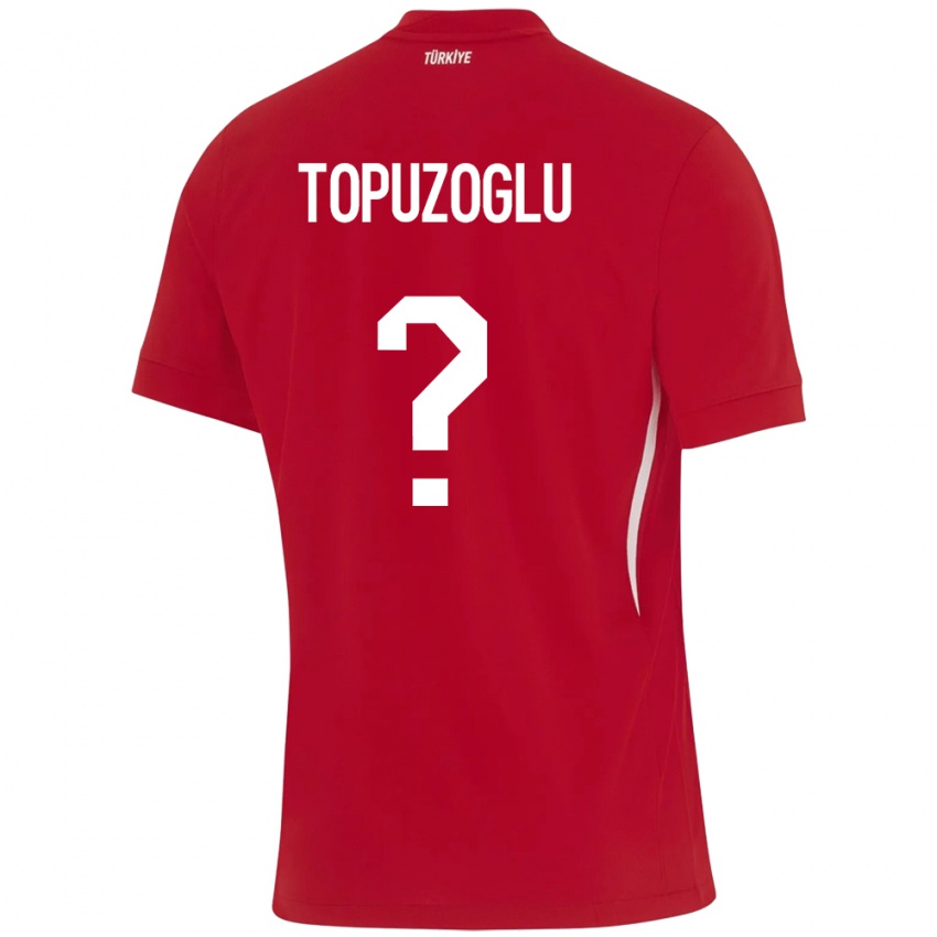 Kinder Türkei Berna Topuzoğlu #0 Rot Auswärtstrikot Trikot 24-26 T-Shirt Österreich