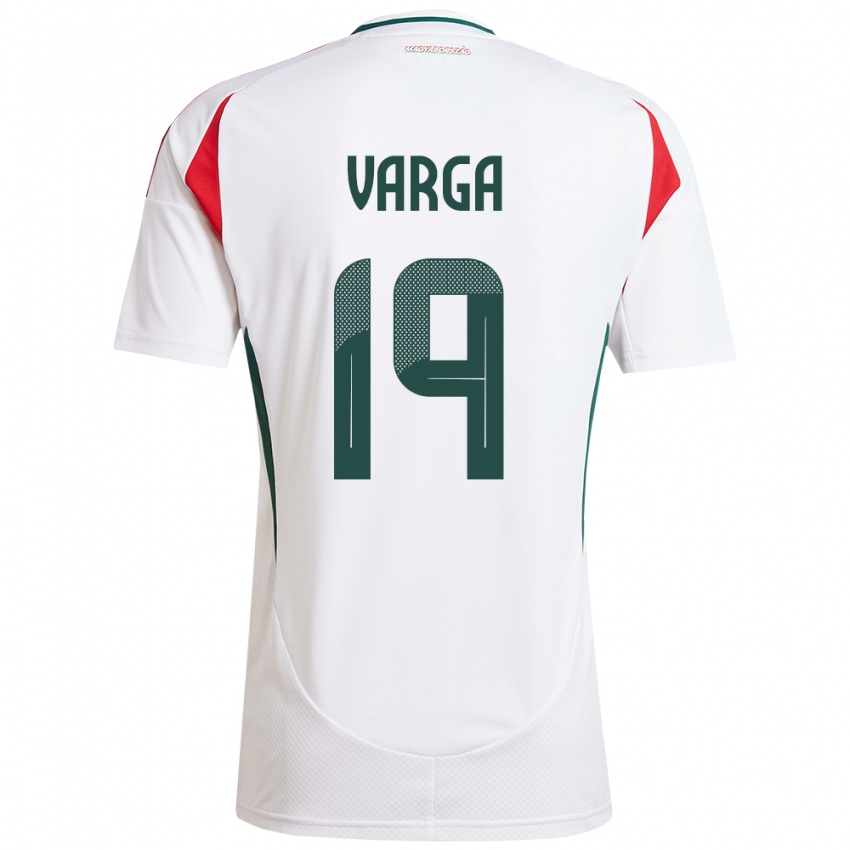 Kinder Ungarn Barnabás Varga #19 Weiß Auswärtstrikot Trikot 24-26 T-Shirt Österreich