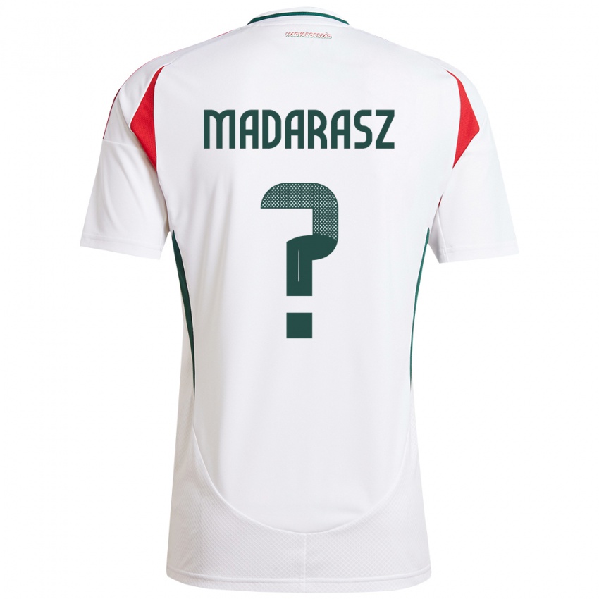 Kinder Ungarn Ádám Madarász #0 Weiß Auswärtstrikot Trikot 24-26 T-Shirt Österreich