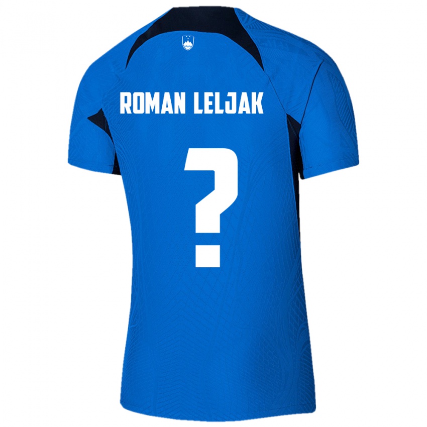 Kinder Slowenien Nejc Roman Leljak #0 Blau Auswärtstrikot Trikot 24-26 T-Shirt Österreich