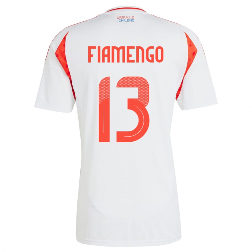 Kinder Chile Darko Fiamengo #13 Weiß Auswärtstrikot Trikot 24-26 T-Shirt Österreich