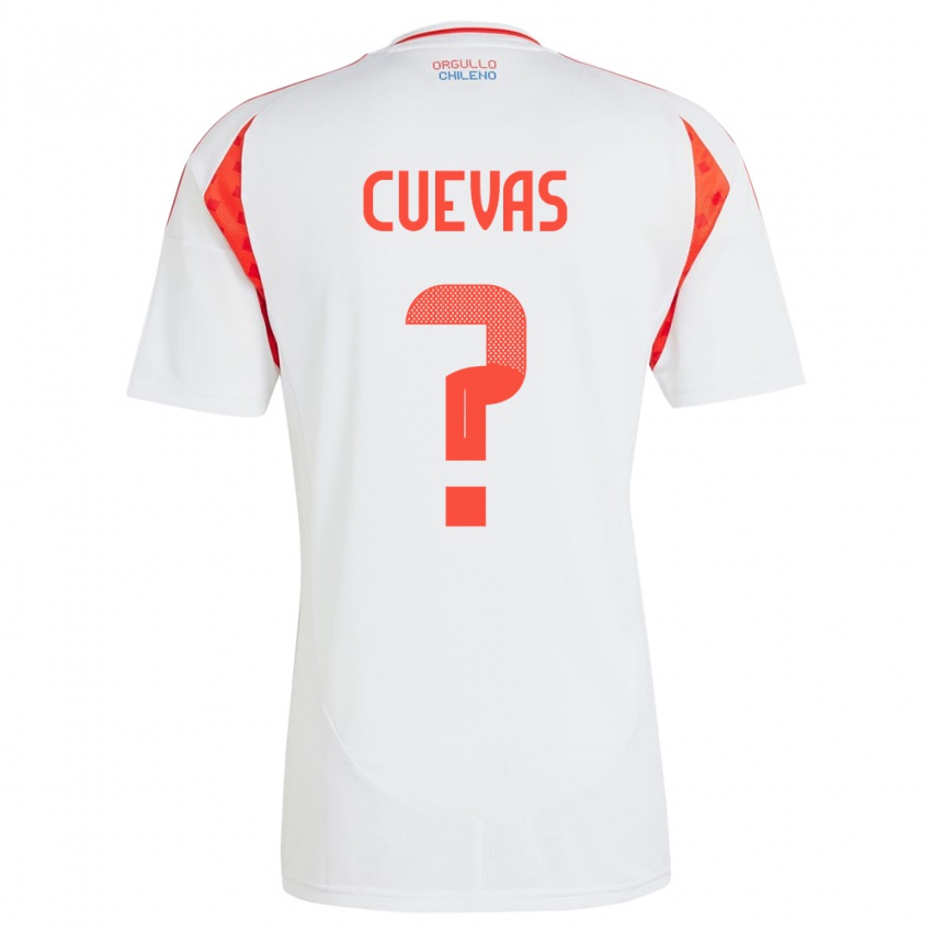 Kinder Chile Yastin Cuevas #0 Weiß Auswärtstrikot Trikot 24-26 T-Shirt Österreich