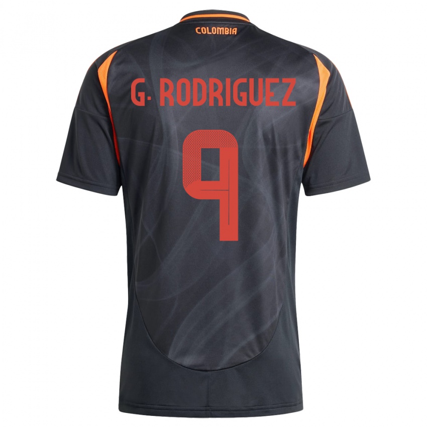 Kinder Kolumbien Gabriela Rodríguez #9 Schwarz Auswärtstrikot Trikot 24-26 T-Shirt Österreich