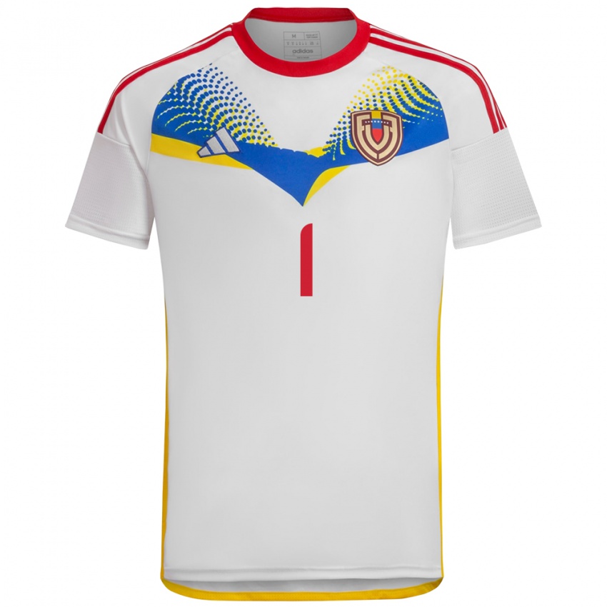 Kinder Venezuela Jorge Sánchez #1 Weiß Auswärtstrikot Trikot 24-26 T-Shirt Österreich