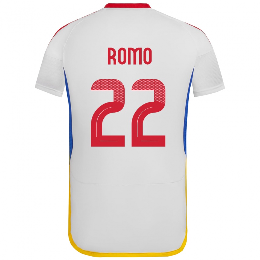 Kinder Venezuela Rafael Romo #22 Weiß Auswärtstrikot Trikot 24-26 T-Shirt Österreich