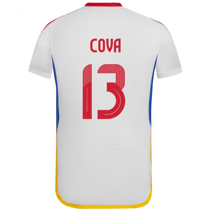 Kinder Venezuela Alejandro Cova #13 Weiß Auswärtstrikot Trikot 24-26 T-Shirt Österreich