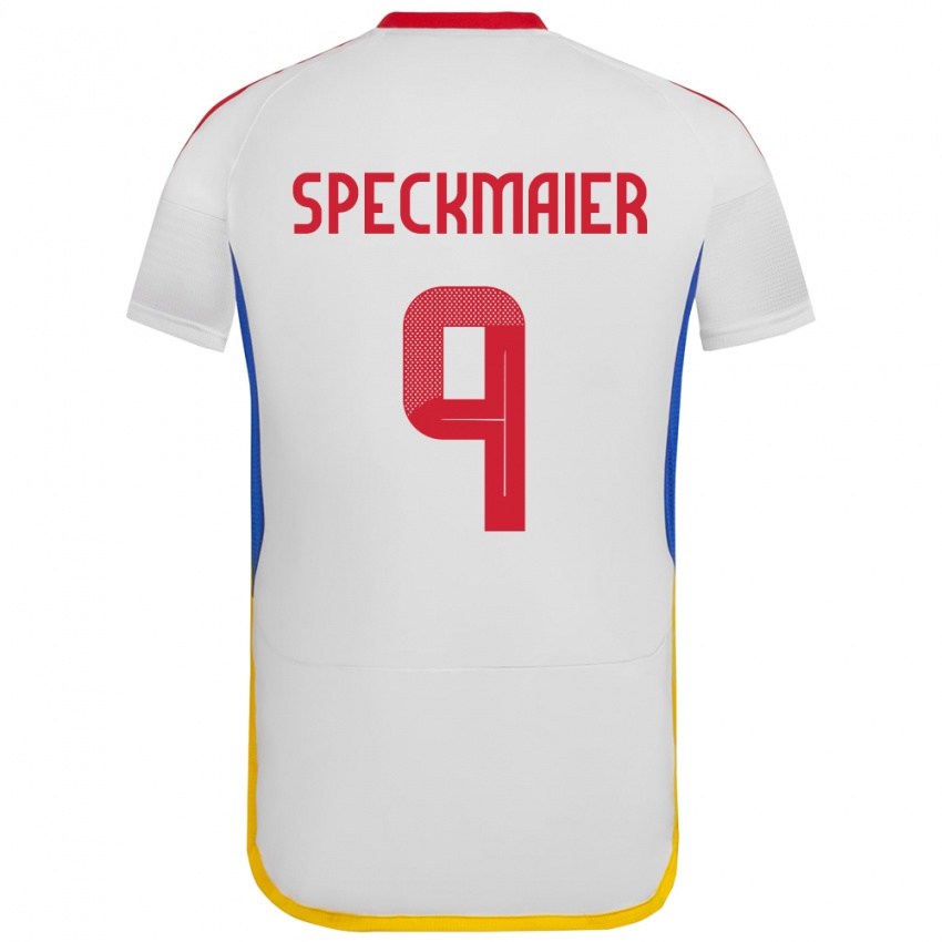 Kinder Venezuela Mariana Speckmaier #9 Weiß Auswärtstrikot Trikot 24-26 T-Shirt Österreich