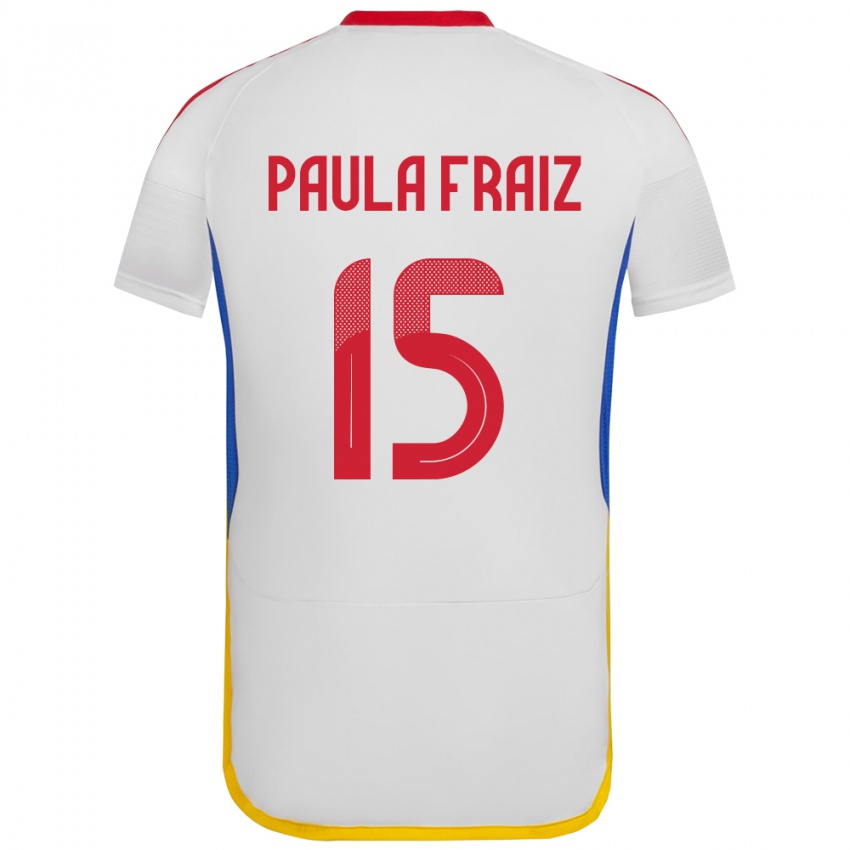 Kinder Venezuela Ana Paula Fraiz #15 Weiß Auswärtstrikot Trikot 24-26 T-Shirt Österreich