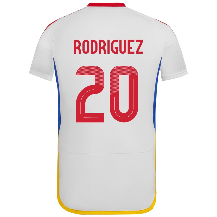 Kinder Venezuela Dayana Rodríguez #20 Weiß Auswärtstrikot Trikot 24-26 T-Shirt Österreich