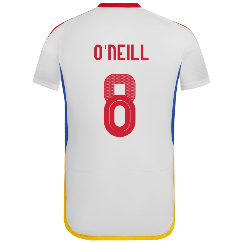 Kinder Venezuela Sonia O'neill #8 Weiß Auswärtstrikot Trikot 24-26 T-Shirt Österreich