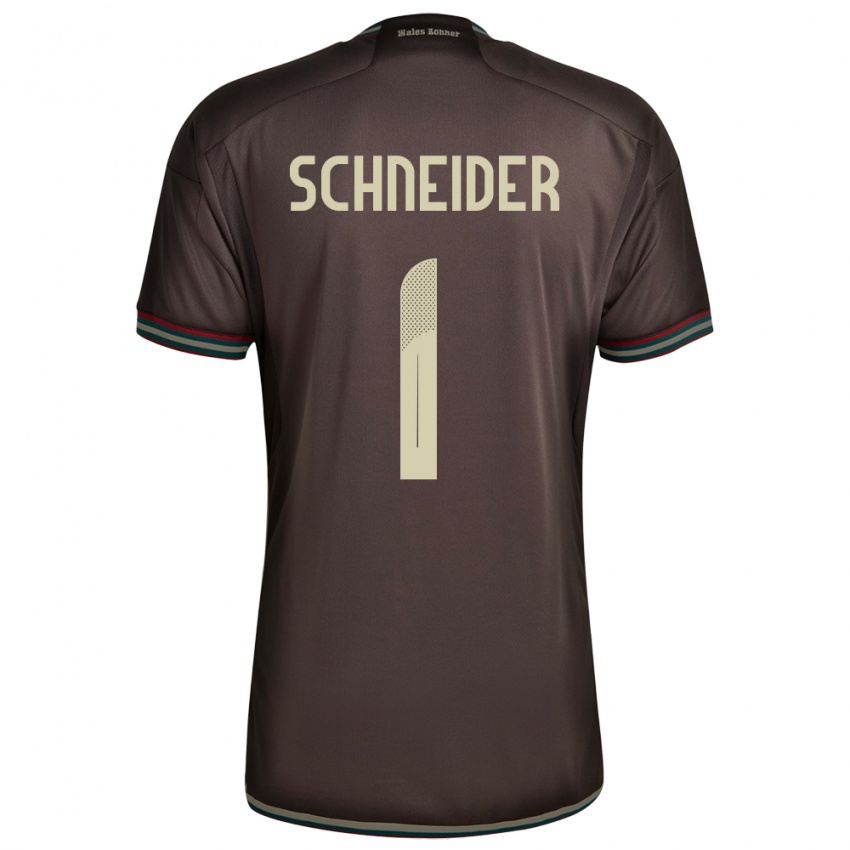 Kinder Jamaika Sydney Schneider #1 Nachtbraun Auswärtstrikot Trikot 24-26 T-Shirt Österreich