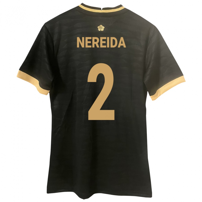 Kinder Panama Juriel Nereida #2 Schwarz Auswärtstrikot Trikot 24-26 T-Shirt Österreich