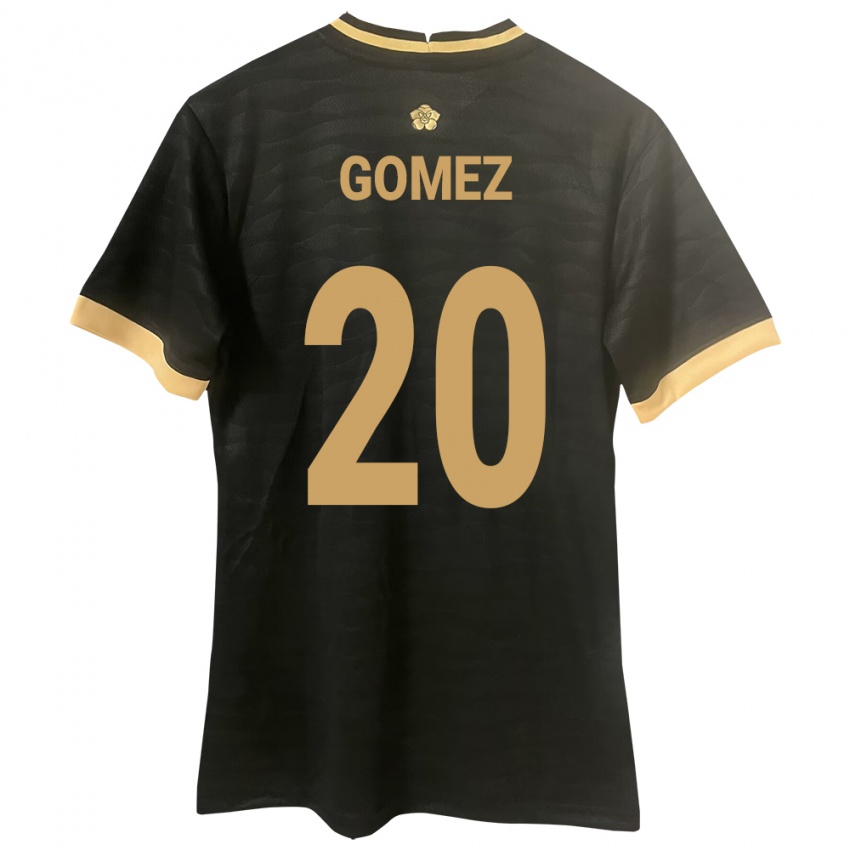 Kinder Panama Ernesto Gómez #20 Schwarz Auswärtstrikot Trikot 24-26 T-Shirt Österreich