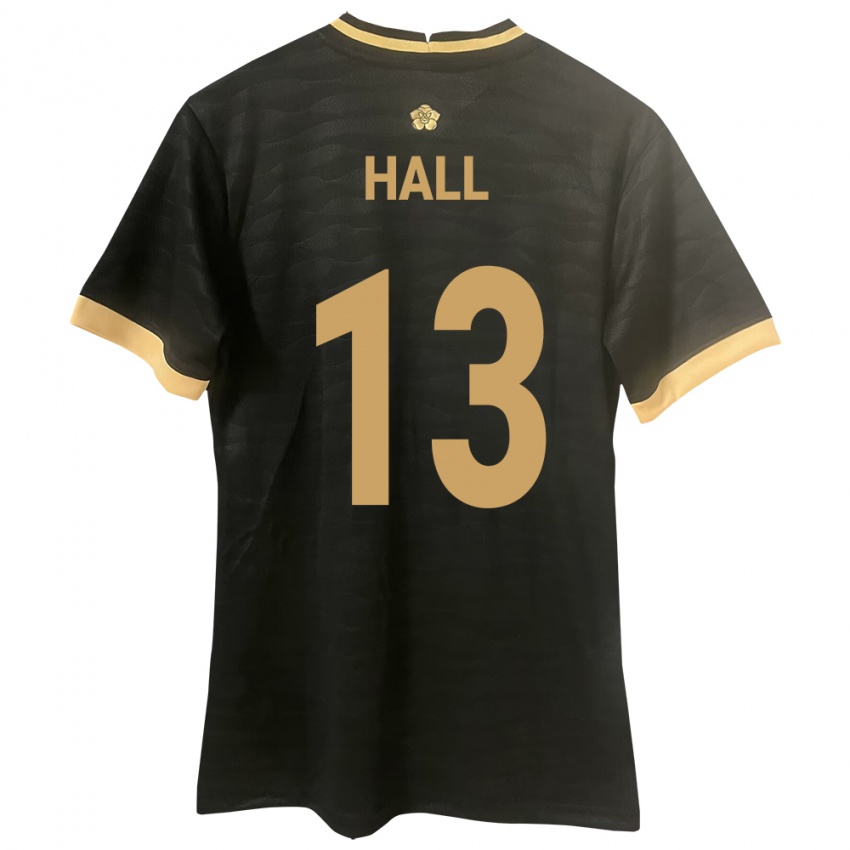 Kinder Panama Gianna Hall #13 Schwarz Auswärtstrikot Trikot 24-26 T-Shirt Österreich