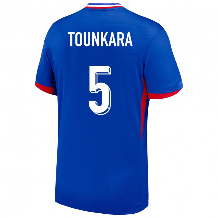 Herren Frankreich Aissatou Tounkara #5 Blau Heimtrikot Trikot 24-26 T-Shirt Österreich