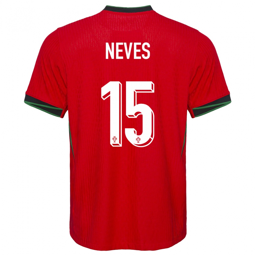 Herren Portugal Joao Neves #15 Rot Heimtrikot Trikot 24-26 T-Shirt Österreich