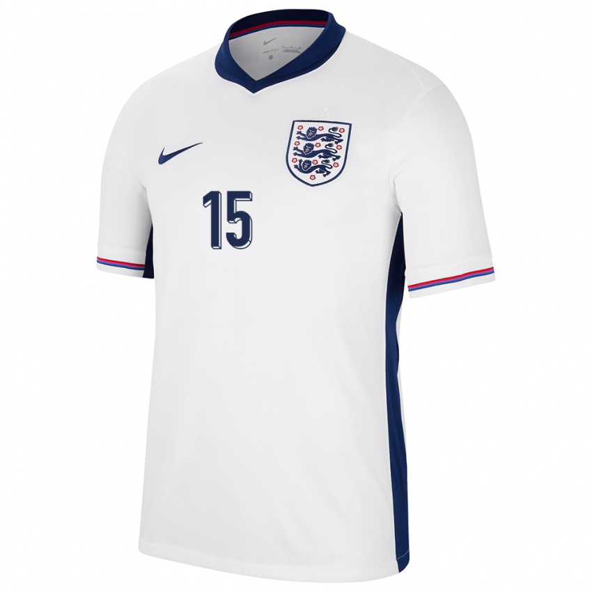 Herren England Ashley Phillips #15 Weiß Heimtrikot Trikot 24-26 T-Shirt Österreich