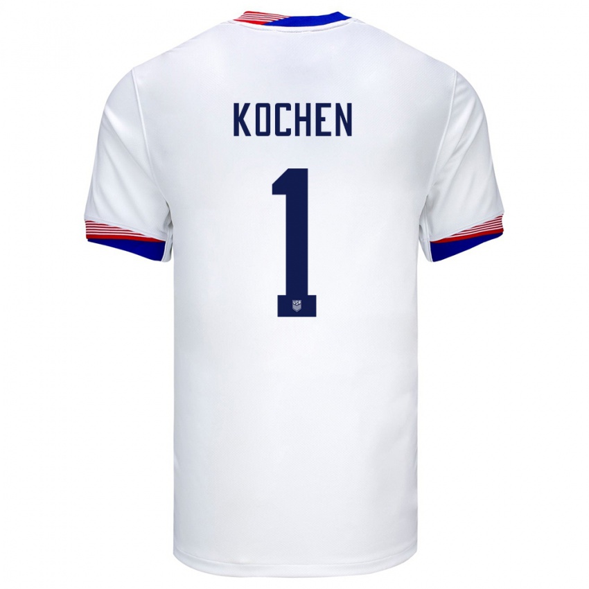 Herren Vereinigte Staaten Diego Kochen #1 Weiß Heimtrikot Trikot 24-26 T-Shirt Österreich