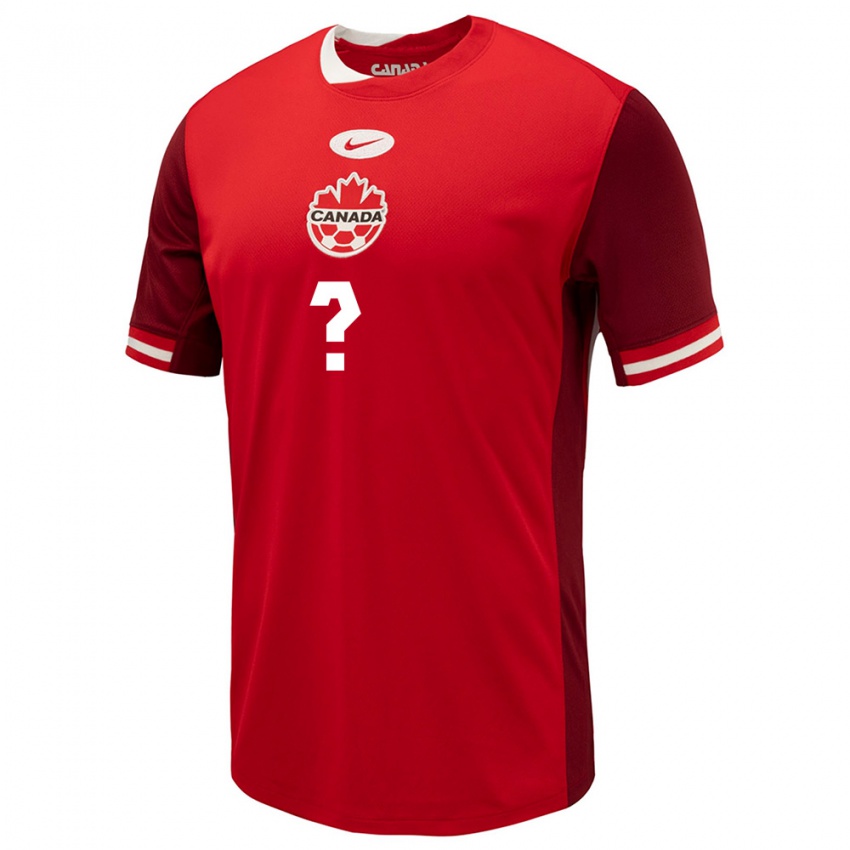 Herren Kanada Tomas Giraldo #0 Rot Heimtrikot Trikot 24-26 T-Shirt Österreich