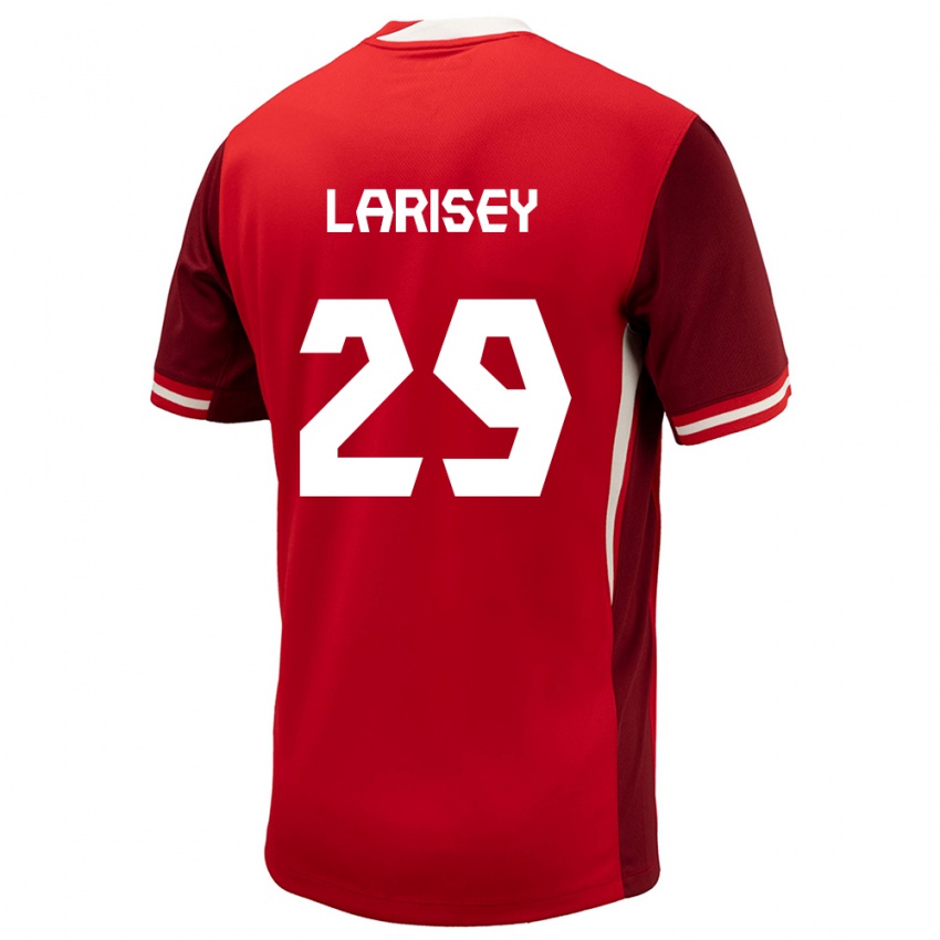 Herren Kanada Clarissa Larisey #29 Rot Heimtrikot Trikot 24-26 T-Shirt Österreich