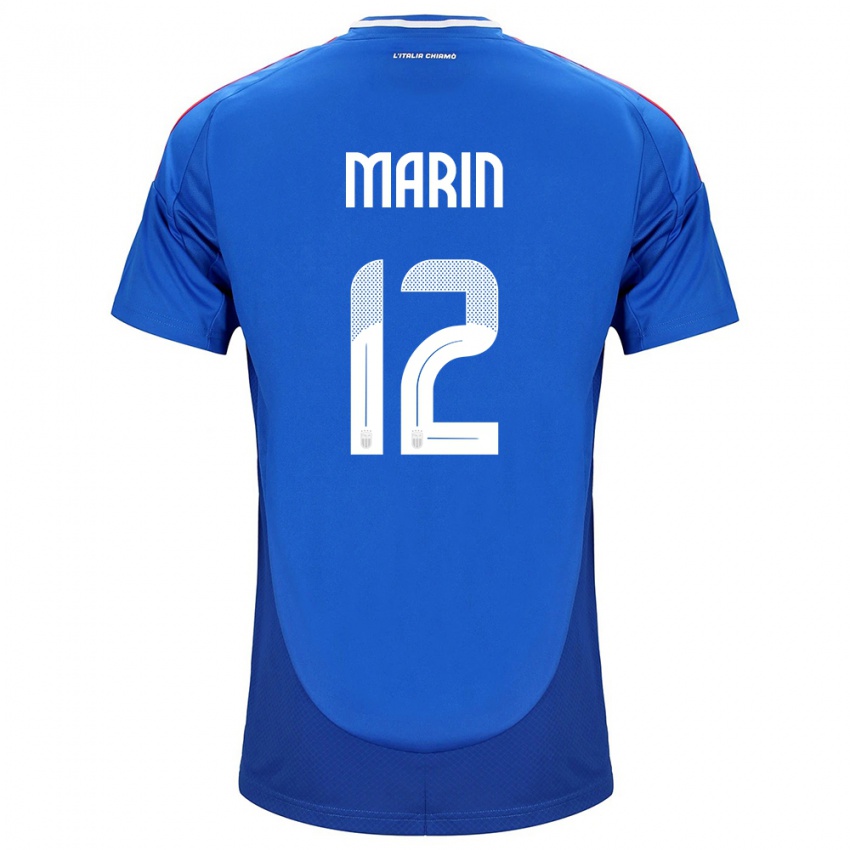 Herren Italien Renato Marin #12 Blau Heimtrikot Trikot 24-26 T-Shirt Österreich